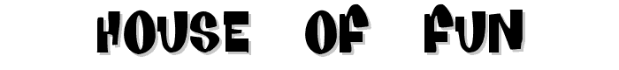 House Of Fun font